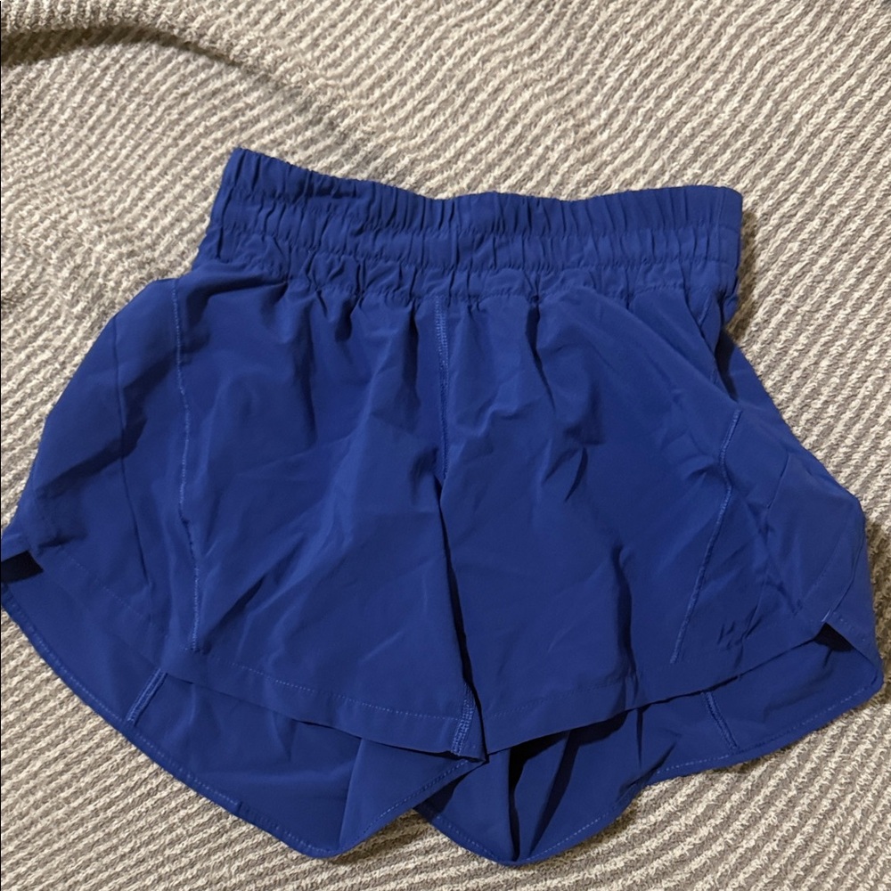 Lululemon blue hotty hot shorts